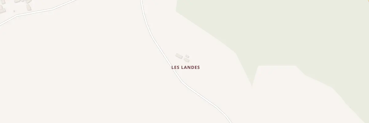 Plan du 2 Les Landes à Plestan