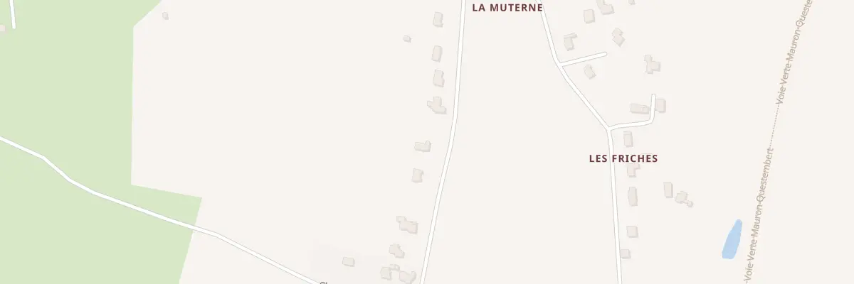 Plan du 10 La Petite Muterne à Molac