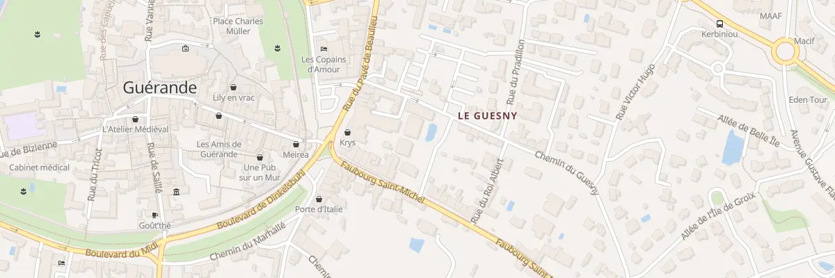 Plan du 6 Rue du Pont Blanc à Guérande