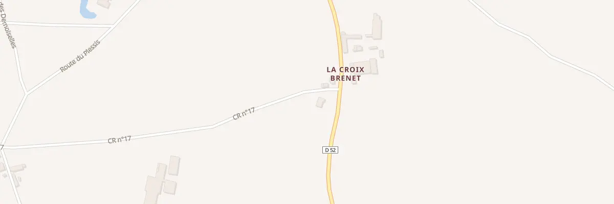 Plan du 5058A La Croix Brenet à Quintenic