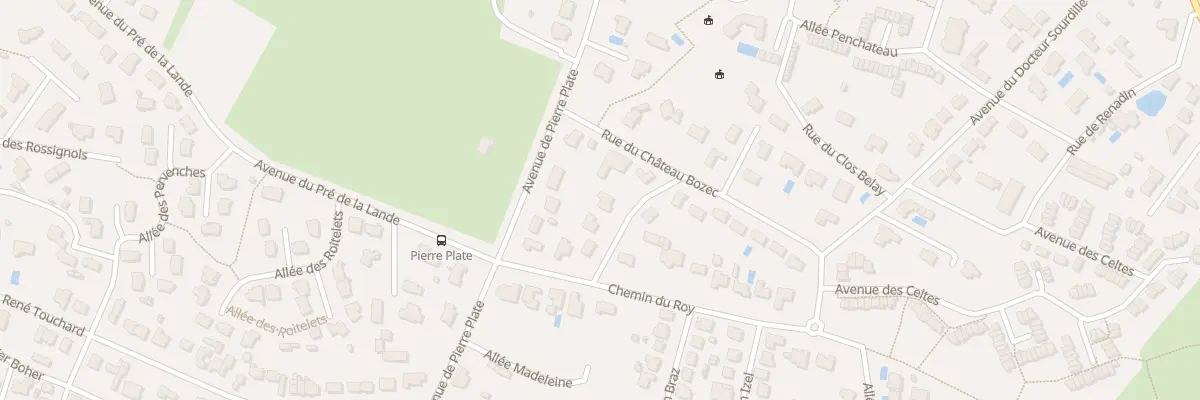 Plan du 5 All du Pré Georges au Pouliguen