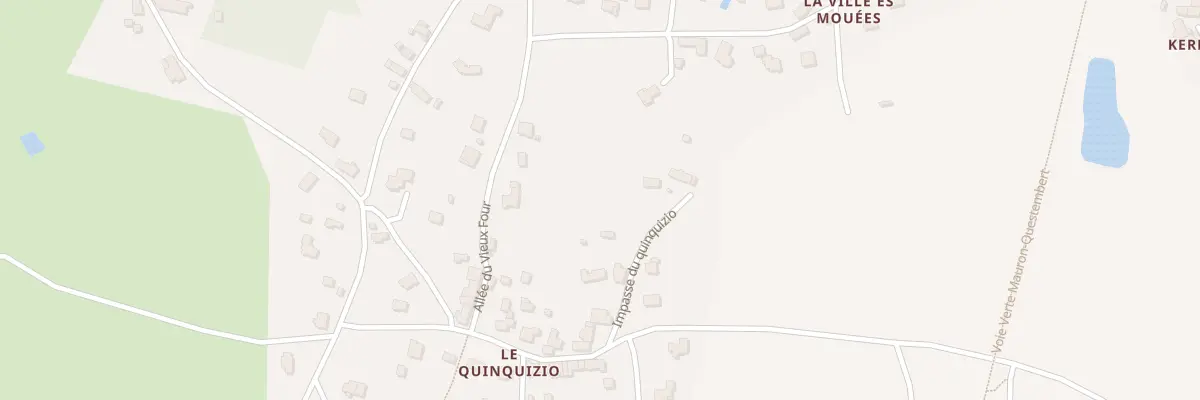 Plan du 9 Imp du Quinquizio à Molac