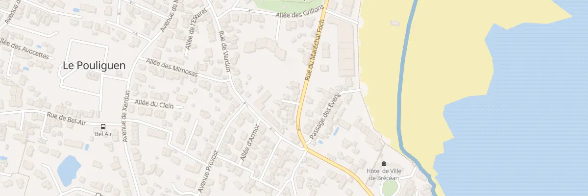 Plan du 28 Rue Marechal Foch au Pouliguen