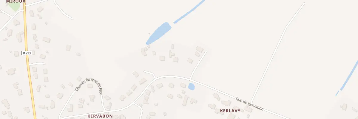 Plan du 29 Rue de Kervabon à Guérande