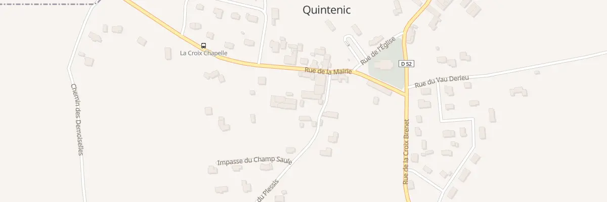 Plan du 4 Rte du Plessis à Quintenic