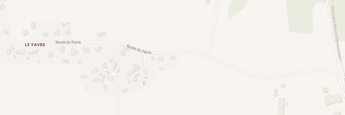 Plan du 24 Rte du Favre à Molac