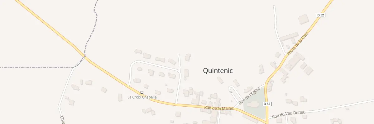 Plan du 2 Rue du Clos Chanoine à Quintenic