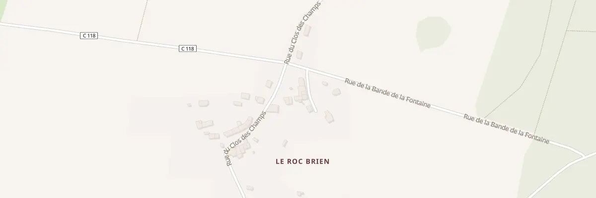 Plan du 8 Rue de la Bande de la Fontaine à Ploërmel