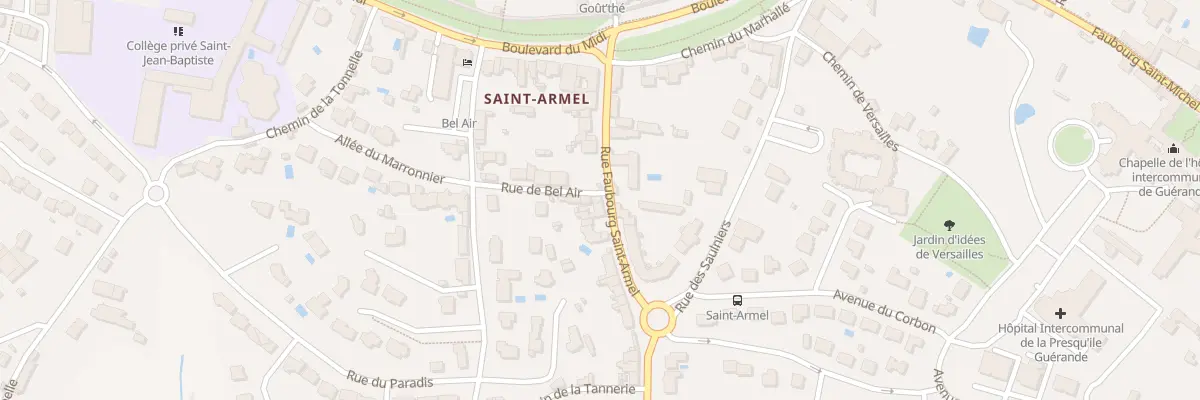 Plan du 1B Rue de Bel Air à Guérande
