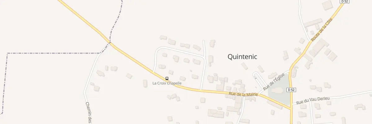 Plan du 3 Rue du Clos Chanoine à Quintenic