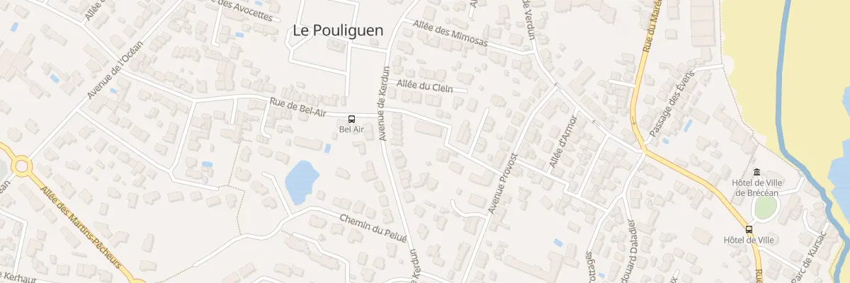 Plan du 35 Av de Kerdun au Pouliguen