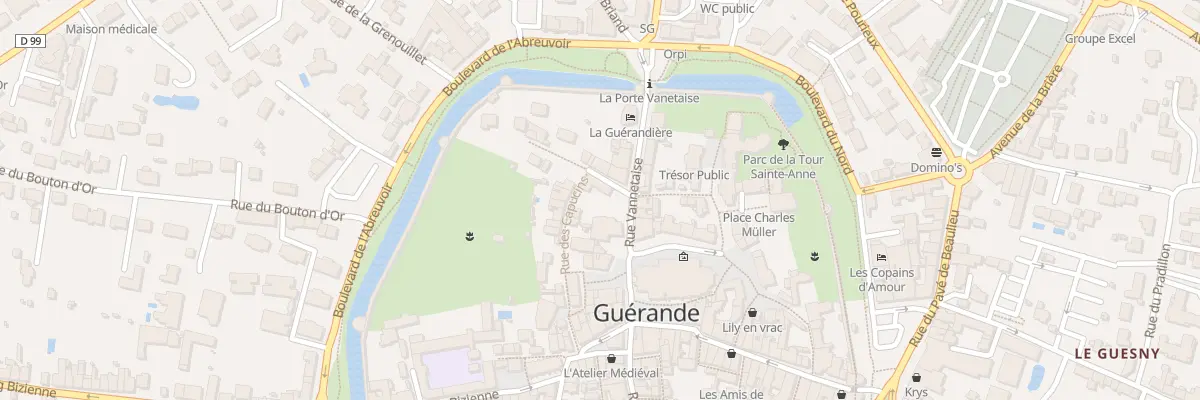 Plan du 6 Rue des Capucins à Guérande