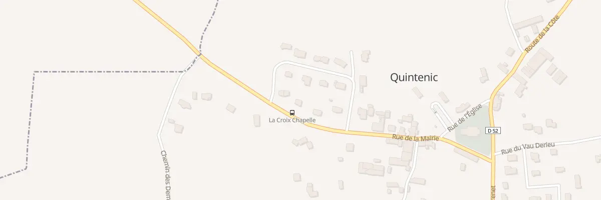 Plan du 6 Rue de la Croix Chapelle à Quintenic