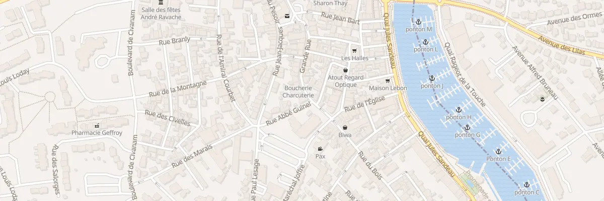 Plan du 32 Gr Grande Rue au Pouliguen