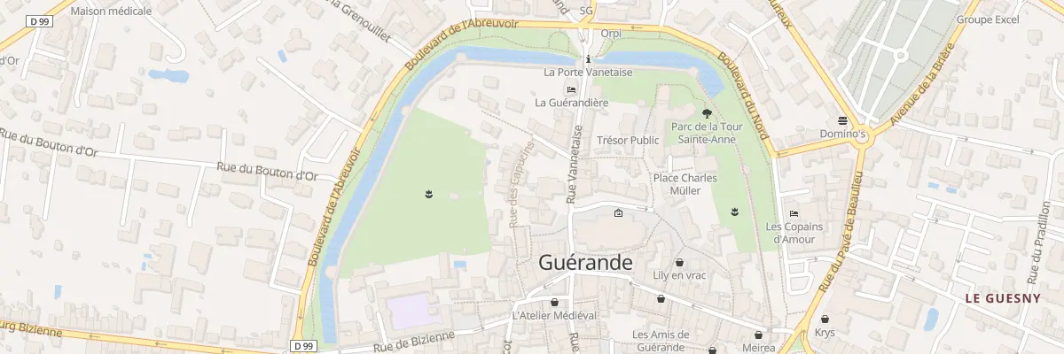 Plan du 4 Rue des Capucins à Guérande