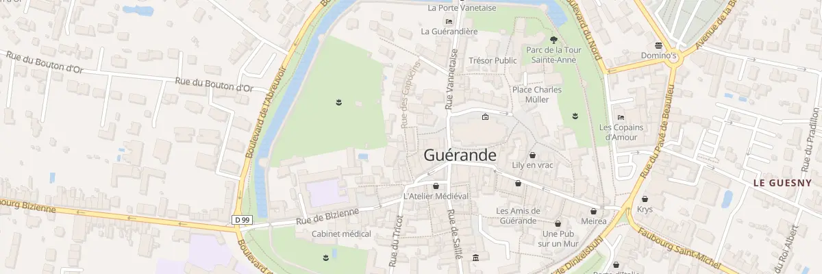 Plan du 9001 Rue des Capucins à Guérande