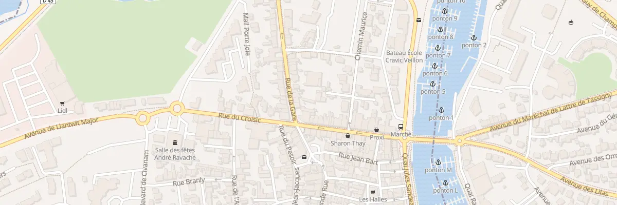 Plan du 4 Rue de la Gare au Pouliguen