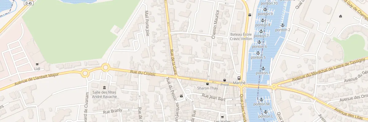 Plan du 6 Rue de la Gare au Pouliguen