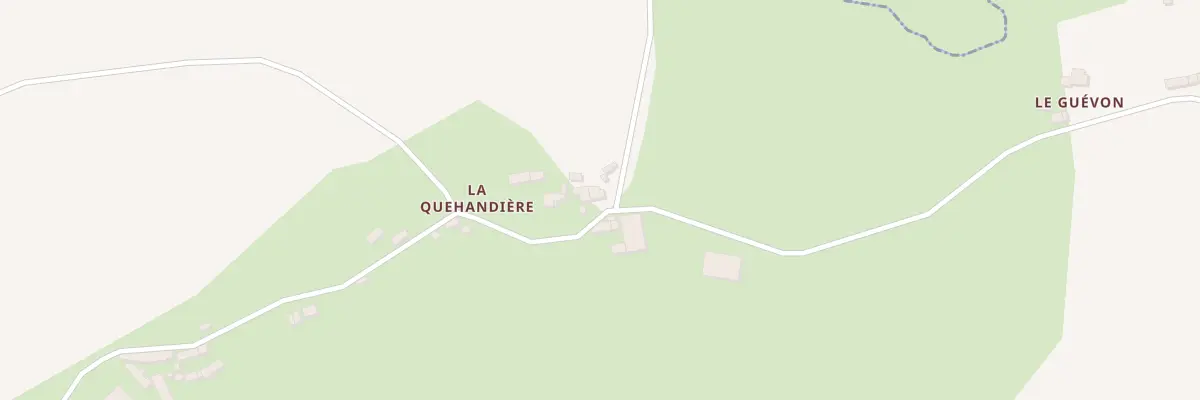 Plan du 10 La Quehandiere à Saint-Vran