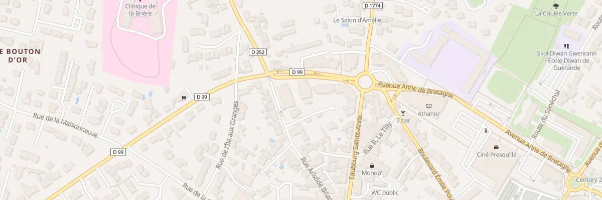 Plan du 3C Bd du Gal de Gaulle à Guérande