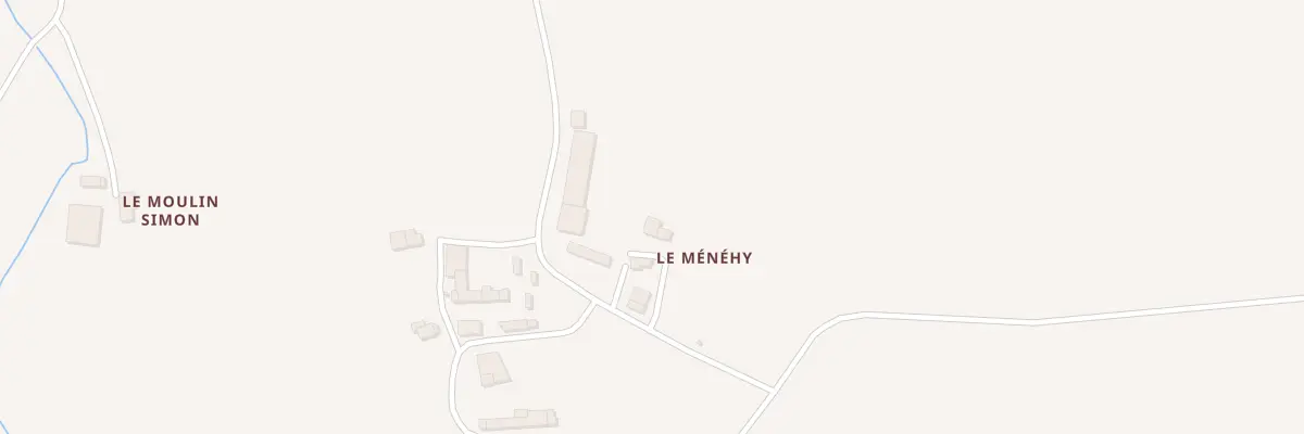 Plan du 4 Le Menehy à Ménéac
