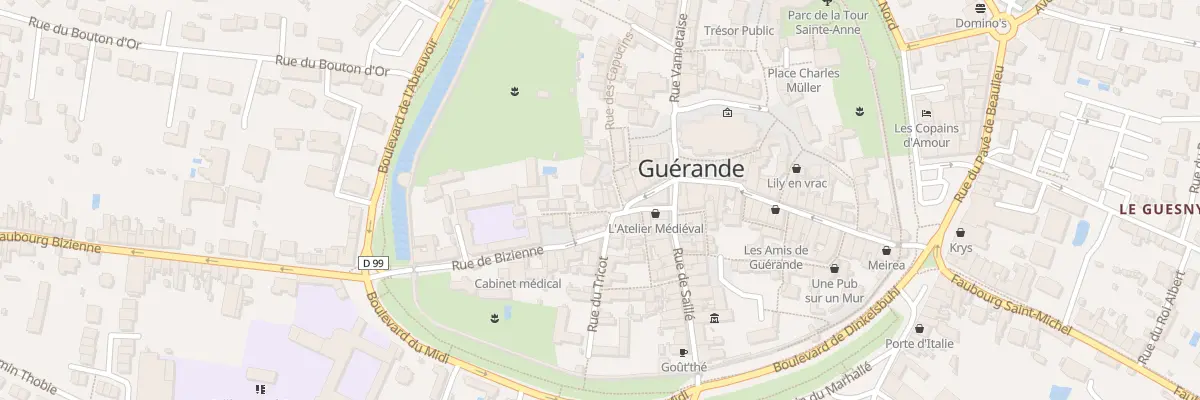 Plan du 4 Rue de la Prévote à Guérande