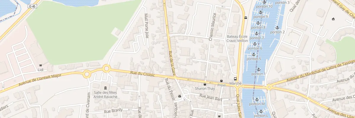 Plan du 6B Rue de la Gare au Pouliguen