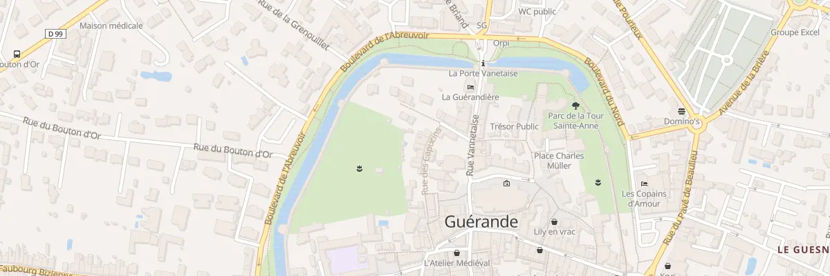 Plan du 9 Rue des Capucins à Guérande