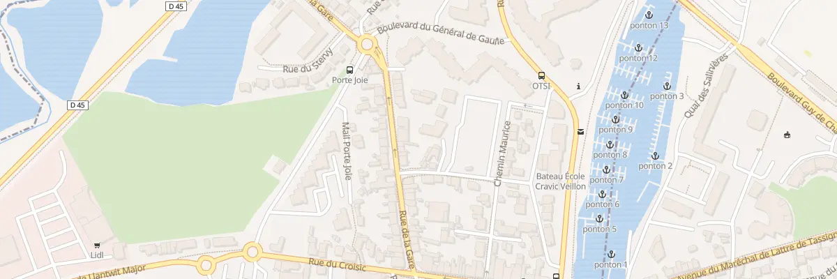 Plan du 24 Rue de la Gare au Pouliguen