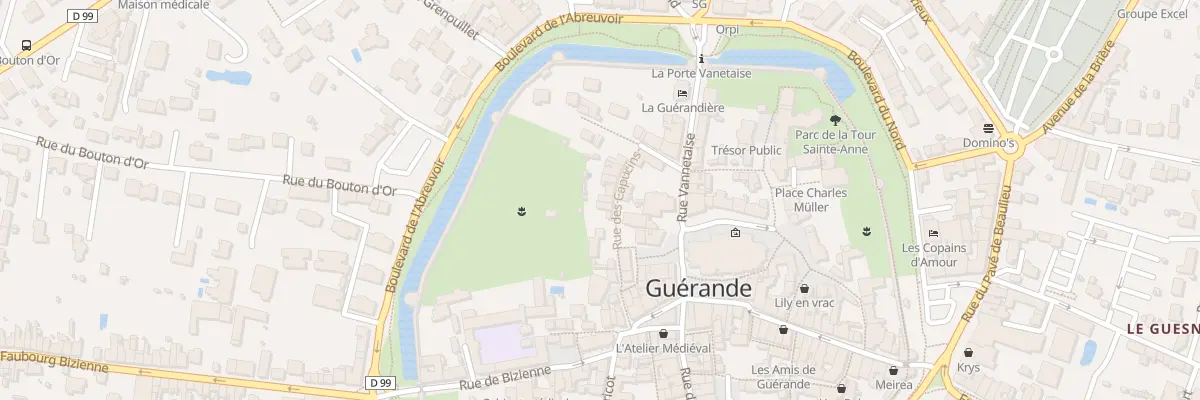 Plan du 3 Rue des Capucins à Guérande