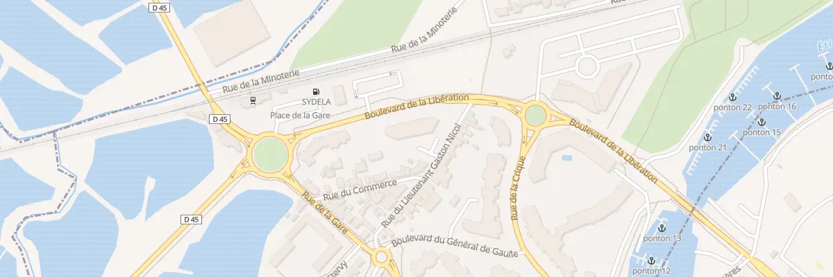 Plan du 9 Bd de la Libération au Pouliguen