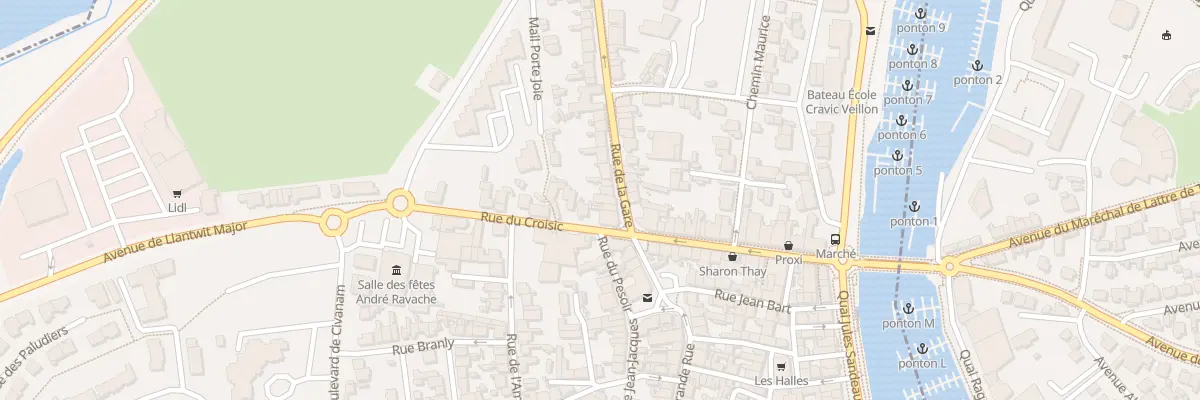 Plan du 5 Rue de la Gare au Pouliguen