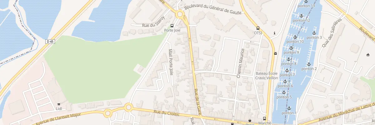 Plan du 25 Rue de la Gare au Pouliguen