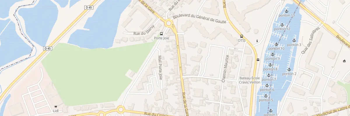 Plan du 33 Rue de la Gare au Pouliguen