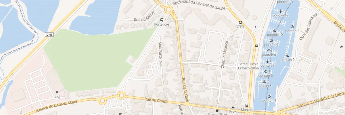 Plan du 23 Rue de la Gare au Pouliguen