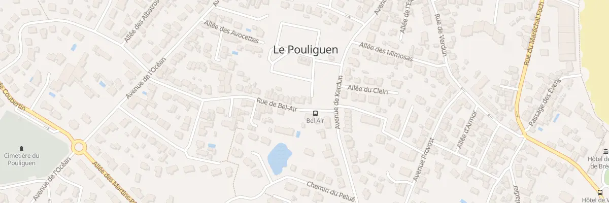 Plan du 39 Rue de Bel Air au Pouliguen