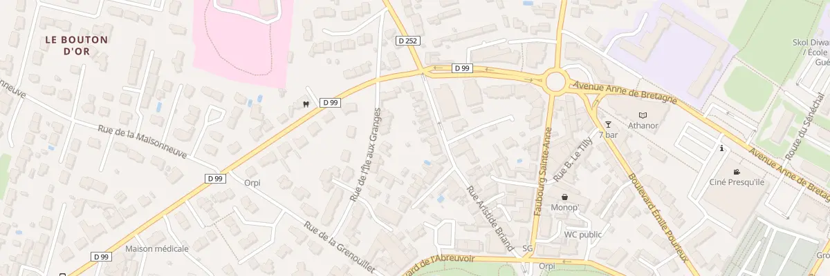 Plan du 17 Rue Aristide Briand à Guérande