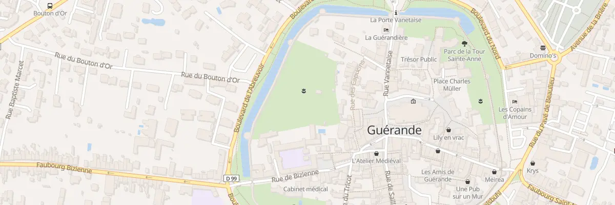 Plan du 1 Rue des Capucins à Guérande