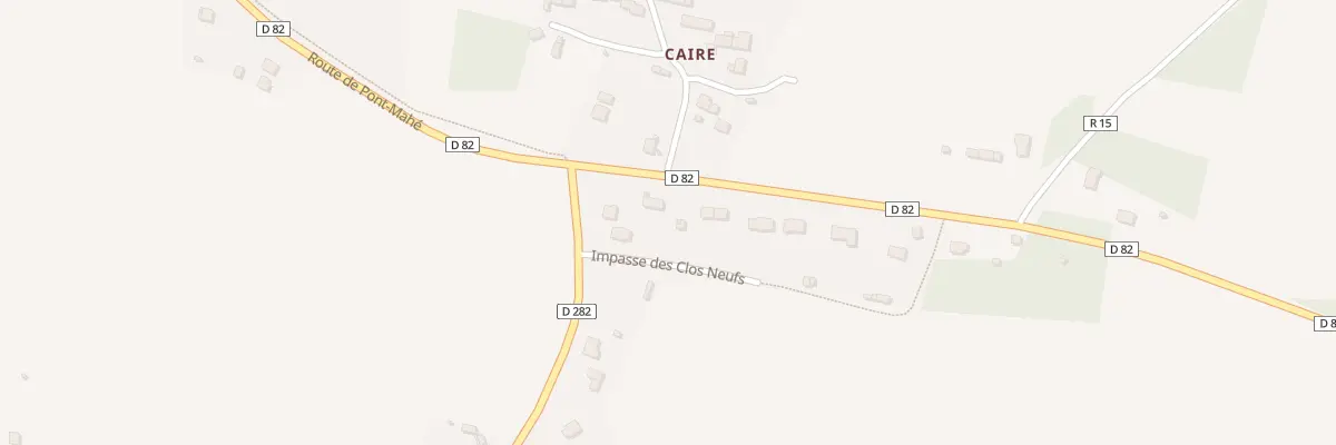 Plan du 5372 Caire à Assérac
