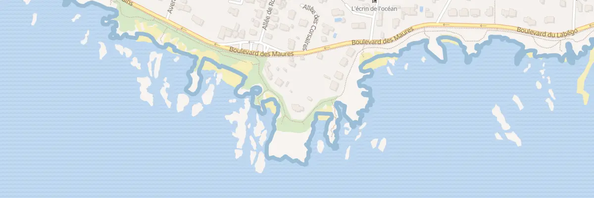 Plan du 11B Bd des Maures au Pouliguen