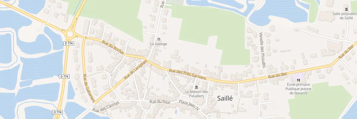 Plan du 1 Rue des Prés Garniers à Guérande