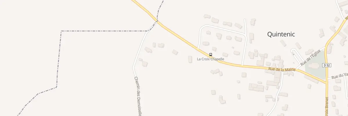 Plan du 11 Rue de la Croix Chapelle à Quintenic