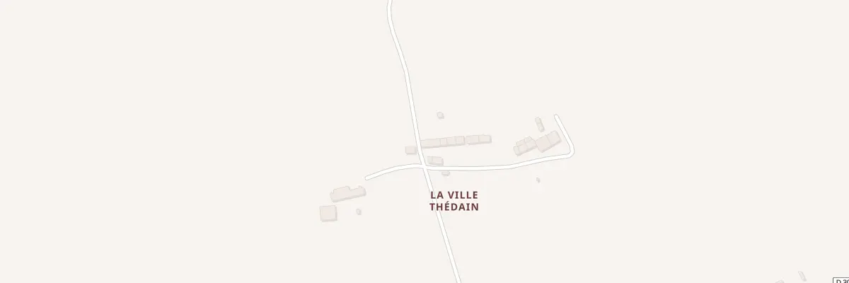 Plan du 5189 La Ville Thédain à Ménéac