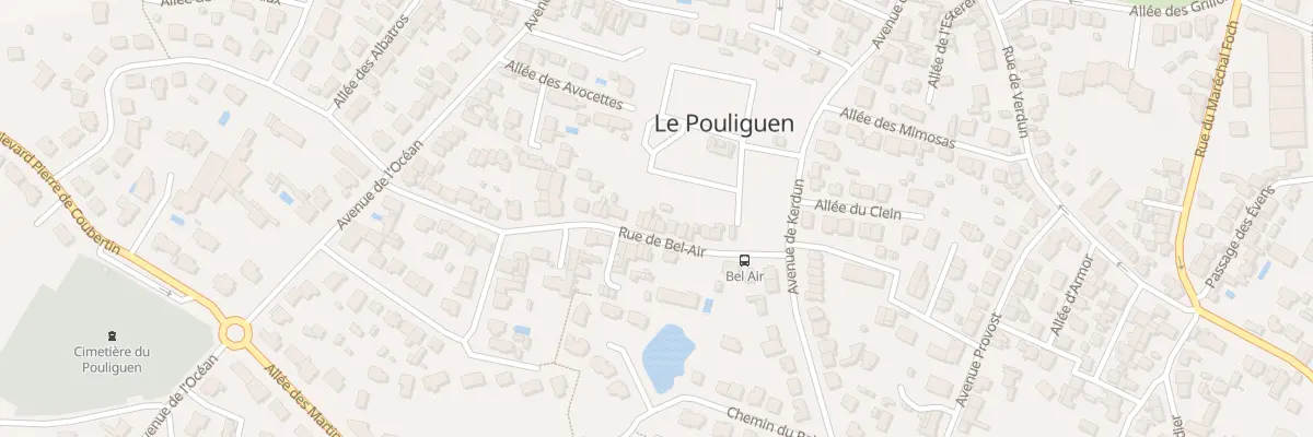 Plan du 27 Rue de Bel Air au Pouliguen
