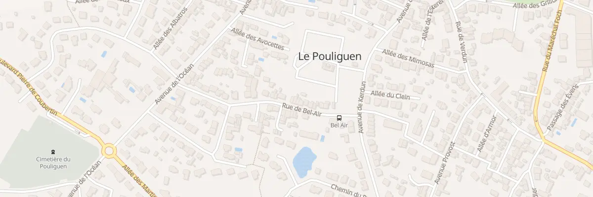 Plan du 25 Rue de Bel Air au Pouliguen