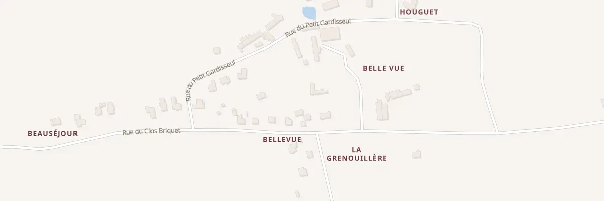 Plan du 29B Bellevue à Plestan