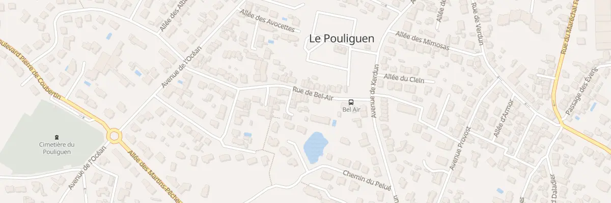 Plan du 34 Rue de Bel Air au Pouliguen