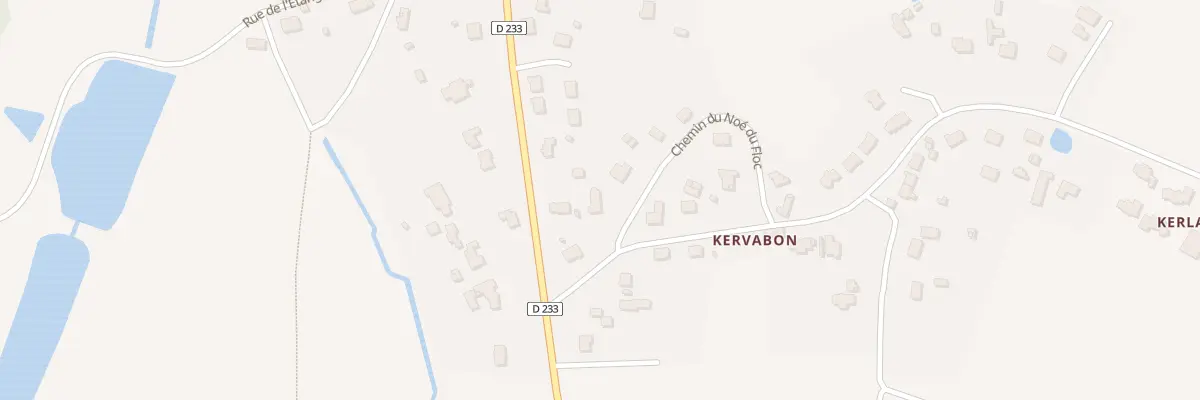 Plan du 5 Rue de Kervabon à Guérande