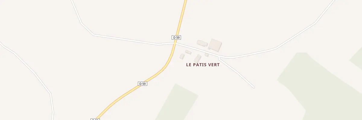 Plan du 20 Le Patis Vert à Saint-Vran