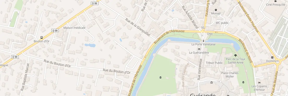 Plan du 4B Bd de l’Abreuvoir à Guérande